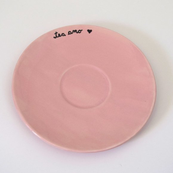 2/$20 Handmade OOAK Tea Amo Te Amo Teacup and Saucer - Picture 2 of 7